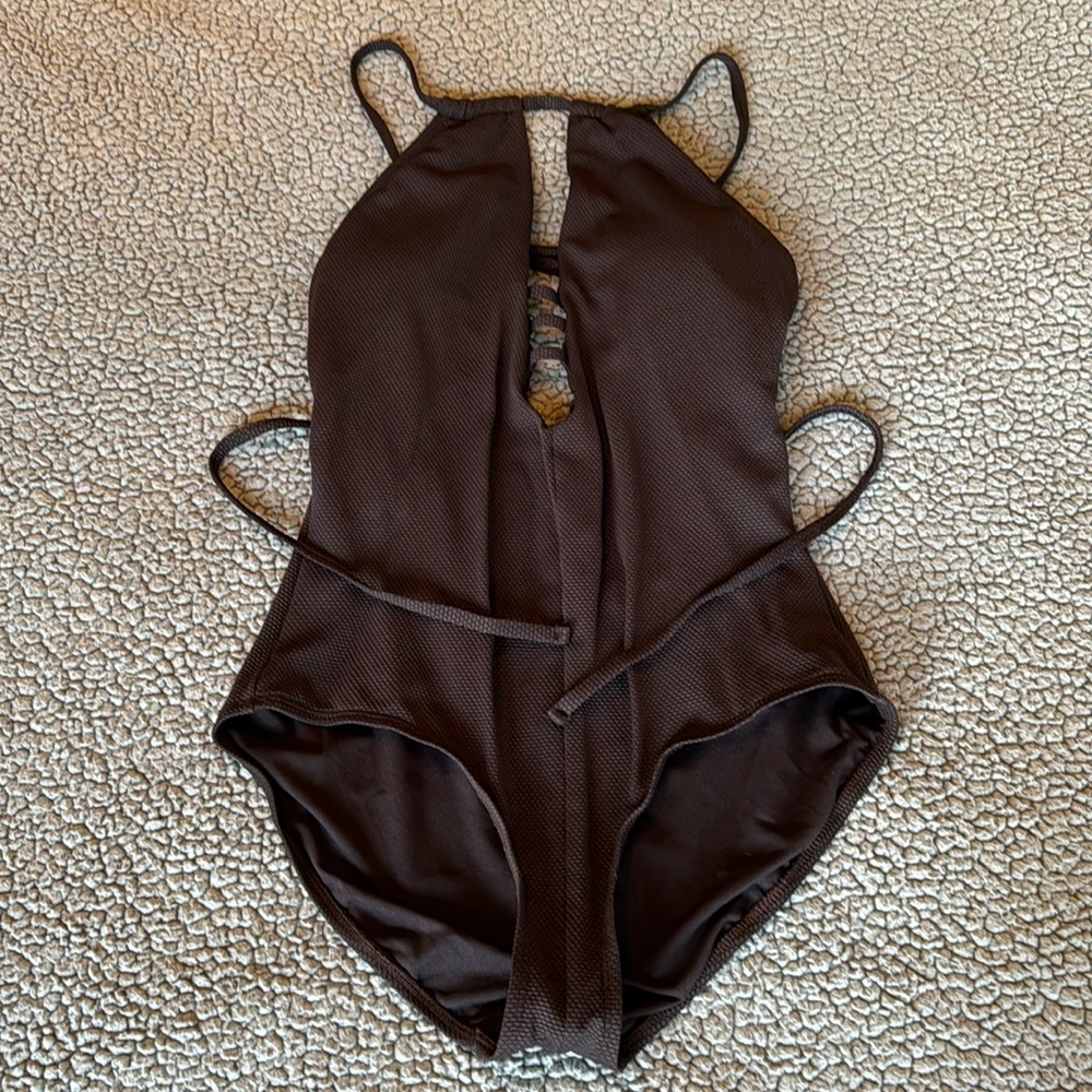 Nine West One-Piece Swimsuit Large